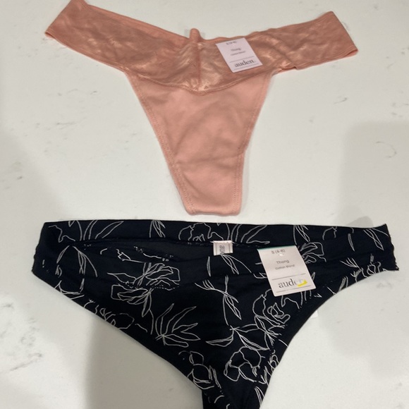Auden NWT Small 4-6 panty lot hipster, thongs, and cheekys - Picture 4 of 7
